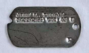 WWII Dog Tag Type 3