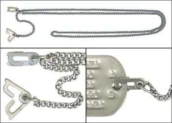 Reproduction m1940 Dog Tag Chain