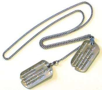 Reproduction m1940 Dog Tag Chain - Image 2