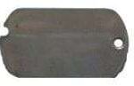 Blank Notched Dog Tag